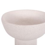 ΕΠΙΤΡΑΠΕΖΙΟ ΚΕΡΑΜΙΚΟ ΔΙΑΚΟΣΜΗΤΙΚΟ ELENDIL HM4603.01 ΥΠΟΛΕΥΚΟ ΚΡΥΣΤΑΛΛΙΚΟ Φ20x26,5Υεκ - Image 6