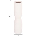 ΕΠΙΤΡΑΠΕΖΙΟ ΚΕΡΑΜΙΚΟ ΔΙΑΚΟΣΜΗΤΙΚΟ SCEPTER HM4615.01 ΚΡΥΣΤΑΛΛΙΚΟ ΥΠΟΛΕΥΚΟ Φ7,5x30,5Υεκ - Image 2