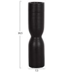 ΕΠΙΤΡΑΠΕΖΙΟ ΚΕΡΑΜΙΚΟ ΔΙΑΚΟΣΜΗΤΙΚΟ SCEPTER HM4615.02 ΜΑΥΡΟ ΜΑΤ Φ7,5x30,5Υεκ - Image 2