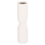 ΕΠΙΤΡΑΠΕΖΙΟ ΚΕΡΑΜΙΚΟ ΔΙΑΚΟΣΜΗΤΙΚΟ SCEPTER HM4615.01 ΚΡΥΣΤΑΛΛΙΚΟ ΥΠΟΛΕΥΚΟ Φ7,5x30,5Υεκ