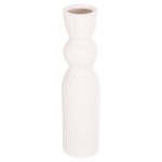 ΕΠΙΤΡΑΠΕΖΙΟ ΚΕΡΑΜΙΚΟ ΔΙΑΚΟΣΜΗΤΙΚΟ SCEPTER HM4614.01 ΚΡΥΣΤΑΛΛΙΚΟ ΥΠΟΛΕΥΚΟ Φ8x35Υεκ