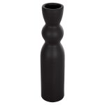 ΕΠΙΤΡΑΠΕΖΙΟ ΚΕΡΑΜΙΚΟ ΔΙΑΚΟΣΜΗΤΙΚΟ SCEPTER HM4614.02 ΜΑΥΡΟ ΜΑΤ Φ8x35Υ εκ.