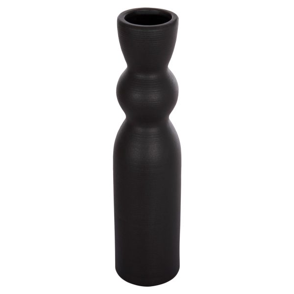 ΕΠΙΤΡΑΠΕΖΙΟ ΚΕΡΑΜΙΚΟ ΔΙΑΚΟΣΜΗΤΙΚΟ SCEPTER HM4614.02 ΜΑΥΡΟ ΜΑΤ Φ8x35Υ εκ.
