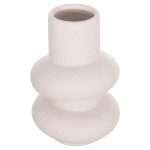 ΕΠΙΤΡΑΠΕΖΙΟ ΚΕΡΑΜΙΚΟ ΔΙΑΚΟΣΜΗΤΙΚΟ ROOK HM4627.01 ΥΠΟΛΕΥΚΟ ΚΡΥΣΤΑΛΛΙΚΟ Φ16x25,5Υεκ - Image 3