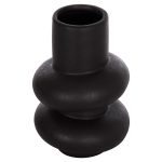 ΕΠΙΤΡΑΠΕΖΙΟ ΚΕΡΑΜΙΚΟ ΔΙΑΚΟΣΜΗΤΙΚΟ ROOK HM4627.02 ΜΑΥΡΟ ΜΑΤ Φ16x25,5Υεκ - Image 3