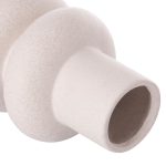 ΕΠΙΤΡΑΠΕΖΙΟ ΚΕΡΑΜΙΚΟ ΔΙΑΚΟΣΜΗΤΙΚΟ ROOK HM4627.01 ΥΠΟΛΕΥΚΟ ΚΡΥΣΤΑΛΛΙΚΟ Φ16x25,5Υεκ - Image 5