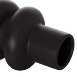 ΕΠΙΤΡΑΠΕΖΙΟ ΚΕΡΑΜΙΚΟ ΔΙΑΚΟΣΜΗΤΙΚΟ ROOK HM4627.02 ΜΑΥΡΟ ΜΑΤ Φ16x25,5Υεκ - Image 5