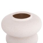 ΕΠΙΤΡΑΠΕΖΙΟ ΚΕΡΑΜΙΚΟ ΔΙΑΚΟΣΜΗΤΙΚΟ ROOK HM4629.01 ΥΠΟΛΕΥΚΟ ΚΡΥΣΤΑΛΛΙΚΟ Φ18x17Υεκ - Image 5