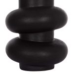 ΕΠΙΤΡΑΠΕΖΙΟ ΚΕΡΑΜΙΚΟ ΔΙΑΚΟΣΜΗΤΙΚΟ ROOK HM4627.02 ΜΑΥΡΟ ΜΑΤ Φ16x25,5Υεκ - Image 6
