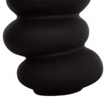 ΕΠΙΤΡΑΠΕΖΙΟ ΚΕΡΑΜΙΚΟ ΔΙΑΚΟΣΜΗΤΙΚΟ ROOK HM4628.02 ΜΑΥΡΟ ΜΑΤ Φ14x19Υεκ - Image 6