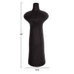 ΕΠΙΤΡΑΠΕΖΙΟ ΚΕΡΑΜΙΚΟ ΔΙΑΚΟΣΜΗΤΙΚΟ SCEPTER HM4636.02 ΜΑΥΡΟ ΜΑΤ Φ18x49Υεκ - Image 2