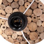 ΕΠΙΤΡΑΠΕΖΙΟ ΚΥΛΙΝΔΡΙΚΟ ΦΩΤΙΣΤΙΚΟ TWIGGY HM4427 DRIFTWOOD & ΜΠΕΖ ΚΑΠΕΛΟ Φ24.5x45Υεκ. - Image 5