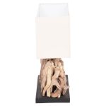 ΕΠΙΤΡΑΠΕΖΙΟ ΟΡΘΟΓΩΝΙΟ ΦΩΤΙΣΤΙΚΟ TWIGGY HM4434 DRIFTWOOD & ΛΕΥΚΟ ΚΑΠΕΛΟ 56x16.5x43Υεκ. - Image 4