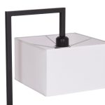 ΦΩΤΙΣΤΙΚΟ ΔΑΠΕΔΟΥ BRANS HM7532.11 ΜΕΤΑΛΛΟ ΜΑΥΡΟ--PVC ΛΕΥΚΟ ΚΑΠΕΛΟ 25x33x170Υεκ. - Image 5