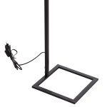 ΦΩΤΙΣΤΙΚΟ ΔΑΠΕΔΟΥ BRANS HM7532.11 ΜΕΤΑΛΛΟ ΜΑΥΡΟ--PVC ΛΕΥΚΟ ΚΑΠΕΛΟ 25x33x170Υεκ. - Image 6