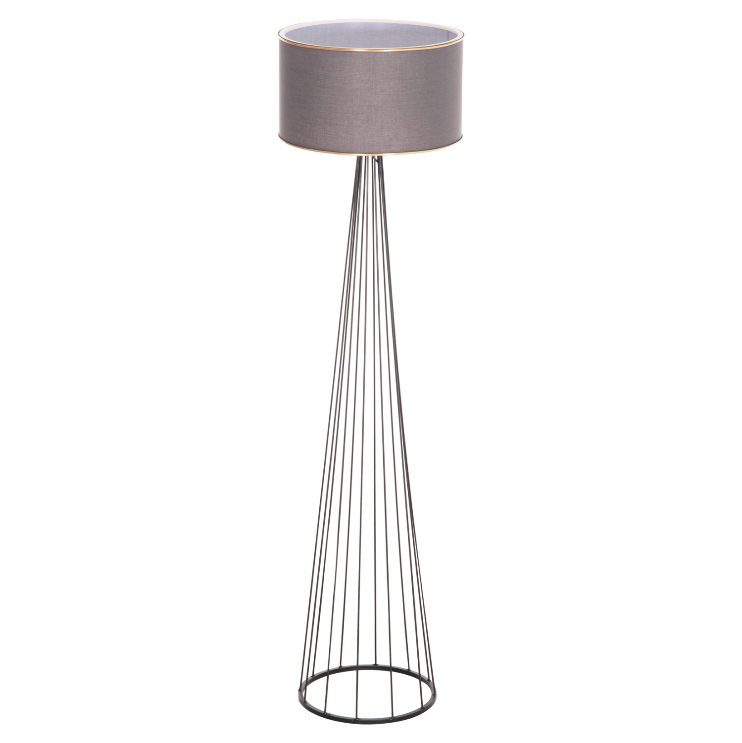 fotistiko-dapedoy-fb9758111-metalliko-gk ΦΩΤΙΣΤΙΚΟ ΔΑΠΕΔΟΥ HUE HM7581.11 ΜΕΤΑΛΛΙΚΟ ΓΚΡΙ Φ38x144Υεκ. - Image 1