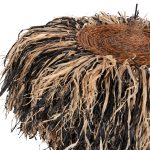 ΦΩΤΙΣΤΙΚΟ ΟΡΟΦΗΣ ORDEM HM4715 ΚΑΠΕΛΟ ΙΝΕΣ SISAL & ΜΠΑΝΑΝΑΣ-ΜΑΥΡΟ & ΦΥΣΙΚΟ Φ75εκ - Image 5