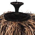 ΦΩΤΙΣΤΙΚΟ ΟΡΟΦΗΣ ORDEM HM4716 ΚΑΠΕΛΟ ΙΝΕΣ SISAL & ΜΠΑΝΑΝΑΣ-ΜΑΥΡΟ & ΦΥΣΙΚΟ Φ60x50Υεκ - Image 5