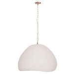 ΦΩΤΙΣΤΙΚΟ ΟΡΟΦΗΣ ΚΡΕΜΑΣΤΟ JAYLEN HM4703.02L FIBER CEMENT ΛΕΥΚΟ 65x55x45Υεκ. - Image 3
