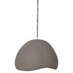 ΦΩΤΙΣΤΙΚΟ ΟΡΟΦΗΣ ΚΡΕΜΑΣΤΟ JAYLEN HM4703.03L FIBER CEMENT ΓΚΡΙ 65x55x45Υεκ. - Image 4
