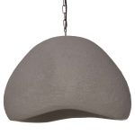 ΦΩΤΙΣΤΙΚΟ ΟΡΟΦΗΣ ΚΡΕΜΑΣΤΟ JAYLEN HM4703.03L FIBER CEMENT ΓΚΡΙ 65x55x45Υεκ. - Image 5