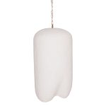 ΦΩΤΙΣΤΙΚΟ ΟΡΟΦΗΣ ΚΡΕΜΑΣΤΟ LOGKY HM4704.02L--FIBER CEMENT ΛΕΥΚΟ 35x35x67Υεκ