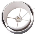 ΦΩΤΙΣΤΙΚΟ ΟΡΟΦΗΣ ΚΥΛΙΝΔΡΙΚΟ KRIKS HM4706.01 PVC ΣΕ ΛΕΥΚΟ-ΓΚΡΙ Φ30x70Υεκ. - Image 6