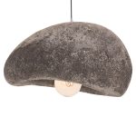 ΦΩΤΙΣΤΙΚΟ ΟΡΟΦΗΣ ΜΕ ΟΨΗ ΠΕΤΡΑΣ STONER (M) HM4418.04 ΓΚΡΙ--55x45x40Υεκ. - Image 4