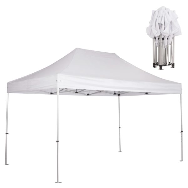 GAZEBO ΕΠΑΓΓΕΛΜΑΤΙΚΟ ΒΑΡΕΩΣ ΤΥΠΟΥ CRESSEN HM6306 ΠΤΥΣΣΟΜΕΝΟ ΑΛΟΥΜΙΝΙΟΥ 3x4,5x3,4Y