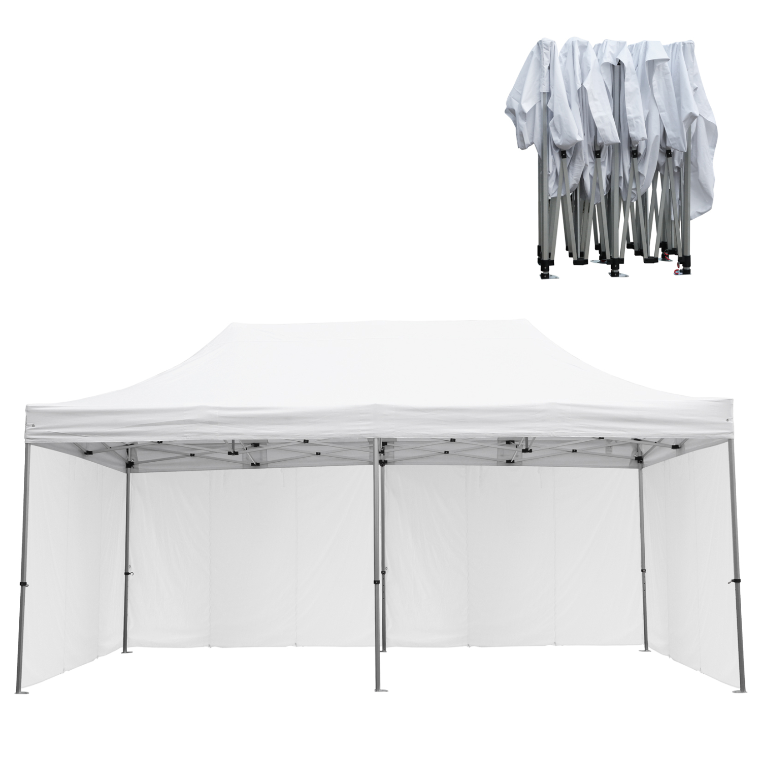 gazebo-epaggelmatiko-bareos-typoy-fb9210 GAZEBO ΕΠΑΓΓΕΛΜΑΤΙΚΟ ΒΑΡΕΩΣ ΤΥΠΟΥ CRESSEN HM21099.01 ΠΤΥΣΣΟΜΕΝΟ ΑΛΟΥΜΙΝΙΟΥ 3x6x3,4Yμ - Image 1