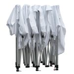 GAZEBO ΕΠΑΓΓΕΛΜΑΤΙΚΟ ΒΑΡΕΩΣ ΤΥΠΟΥ CRESSEN HM21099.01 ΠΤΥΣΣΟΜΕΝΟ ΑΛΟΥΜΙΝΙΟΥ 3x6x3,4Yμ - Image 4