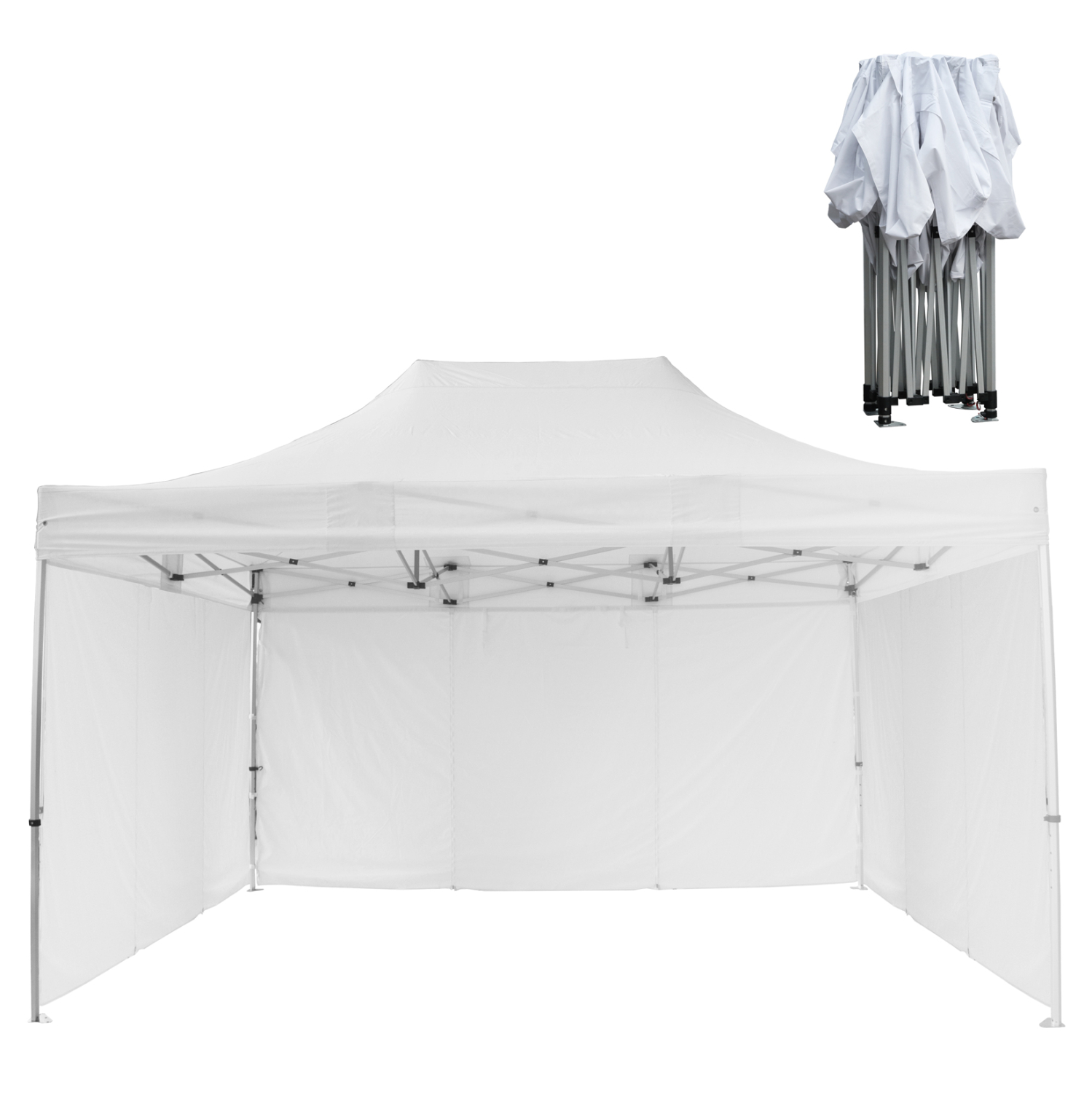 gazebo-epaggelmatiko-bareos-typoy-fb9210 GAZEBO ΕΠΑΓΓΕΛΜΑΤΙΚΟ ΒΑΡΕΩΣ ΤΥΠΟΥ CRESSEN HM21098.01 ΠΤΥΣΣΟΜΕΝΟ ΑΛΟΥΜΙΝΙΟΥ 3x4,5x3,4Yμ - Image 1