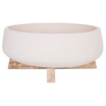 ΓΛΑΣΤΡΑ ΕΣ.ΧΩΡΟΥ FRELLO HM4674.02M ΛΕΥΚΟ FIBER CEMENT--TEAK ΒΑΣΗ 27x26,5x12Υεκ. - Image 3
