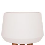 ΓΛΑΣΤΡΑ ΕΣΩΤ.ΧΩΡΟΥ QUAN HM4680.02L FIBER CEMENT ΛΕΥΚΟ--ΒΑΣΗ TEAK Φ38x62Υεκ - Image 4