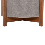 ΓΛΑΣΤΡΑ ΕΣΩΤ.ΧΩΡΟΥ HOFF HM4682.03L FIBER CEMENT ΓΚΡΙ-TEAK ΒΑΣΗ Φ50x35Υεκ - Image 5