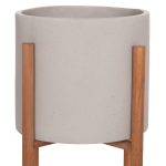 ΓΛΑΣΤΡΑ ΕΣΩΤ.ΧΩΡΟΥ RENTIL HM4684.03L FIBER CEMENT ΧΡΩΜΑ ΓΚΡΙ--ΒΑΣΗ TEAK Φ27x66Υ - Image 4