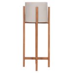 ΓΛΑΣΤΡΑ ΕΣΩΤ.ΧΩΡΟΥ RENTIL HM4684.03L FIBER CEMENT ΧΡΩΜΑ ΓΚΡΙ--ΒΑΣΗ TEAK Φ27x66Υ - Image 6