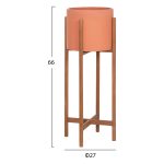 ΓΛΑΣΤΡΑ ΕΣΩΤ.ΧΩΡΟΥ RENTIL HM4684.08L FIBER CEMENT ΧΡΩΜΑ ΤΕΡΑΚΟΤΑ--ΒΑΣΗ TEAK Φ27x66Υ - Image 2