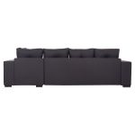 ΓΩΝΙΑΚΟΣ ΚΑΝΑΠΕΣ-ΚΡΕΒΑΤΙ ΜΕ ΑΠΟΘ.ΧΩΡΟ TRENDSTON HM3302.01R ΓΚΡΙ ΥΦΑΣΜΑ 298x177x95Υεκ - Image 6