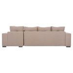 ΓΩΝΙΑΚΟΣ ΚΑΝΑΠΕΣ-ΚΡΕΒΑΤΙ ΜΕ ΑΠΟΘ.ΧΩΡΟ TRENDSTON HM3302.03R ΜΠΕΖ ΥΦΑΣΜΑ 298x177x95Υεκ - Image 6
