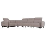 ΓΩΝΙΑΚΟΣ ΚΑΝΑΠΕΣ ΜΕ RECLINE ORACLE HM3290.02 ΜΠΕΖ ΥΦΑΣΜΑ 260x260x90(κάθισμα)x94Υεκ. - Image 6