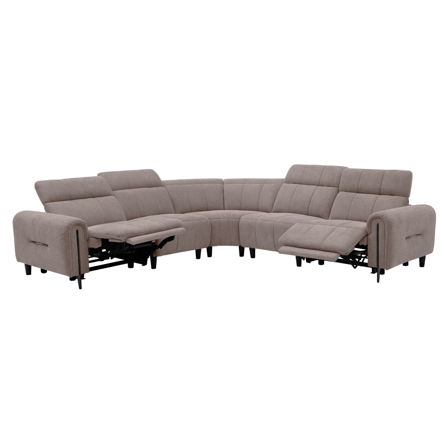 goniakos-kanapes-me-recline-fb9329002-mp ΓΩΝΙΑΚΟΣ ΚΑΝΑΠΕΣ ΜΕ RECLINE ORACLE HM3290.02 ΜΠΕΖ ΥΦΑΣΜΑ 260x260x90(κάθισμα)x94Υεκ. - Image 1