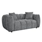ΚΑΝΑΠΕΣ 2-ΘΕΣΙΟΣ LYKKE HM3324.01 ΓΚΡΙ ΥΦΑΣΜΑ 172x89x70Υεκ.