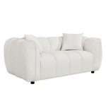 ΚΑΝΑΠΕΣ 2-ΘΕΣΙΟΣ LYKKE HM3324.02 ΕΚΡΟΥ ΥΦΑΣΜΑ 172x89x70Υεκ.