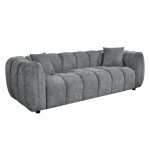 ΚΑΝΑΠΕΣ 3-ΘΕΣΙΟΣ LYKKE HM3323.01 ΓΚΡΙ ΥΦΑΣΜΑ 229x89x70Υεκ