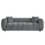 ΚΑΝΑΠΕΣ 3-ΘΕΣΙΟΣ LYKKE HM3323.01 ΓΚΡΙ ΥΦΑΣΜΑ 229x89x70Υεκ - Image 3