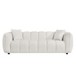 ΚΑΝΑΠΕΣ 3-ΘΕΣΙΟΣ LYKKE HM3323.02 ΕΚΡΟΥ ΥΦΑΣΜΑ 229x89x70Υεκ - Image 3