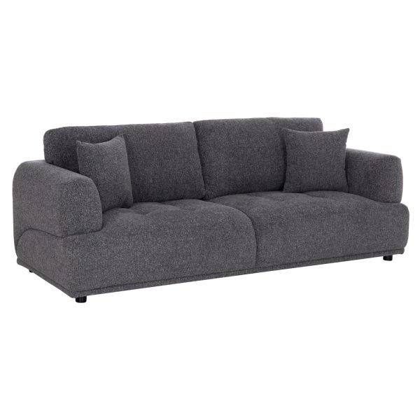 ΚΑΝΑΠΕΣ 3-ΘΕΣΙΟΣ STRUCTO HM3329.01 ΓΚΡΙ ΥΦΑΣΜΑ 227x94x88Υεκ.