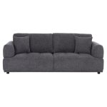 ΚΑΝΑΠΕΣ 3-ΘΕΣΙΟΣ STRUCTO HM3329.01 ΓΚΡΙ ΥΦΑΣΜΑ 227x94x88Υεκ. - Image 3