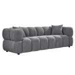 ΚΑΝΑΠΕΣ 3-ΘΕΣΙΟΣ NORIKA HM3331.01 ΓΚΡΙ ΥΦΑΣΜΑ 220x88x85Υεκ.